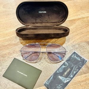 TOM FORD COBRA TF 796 28A unisex aviator sunglasses